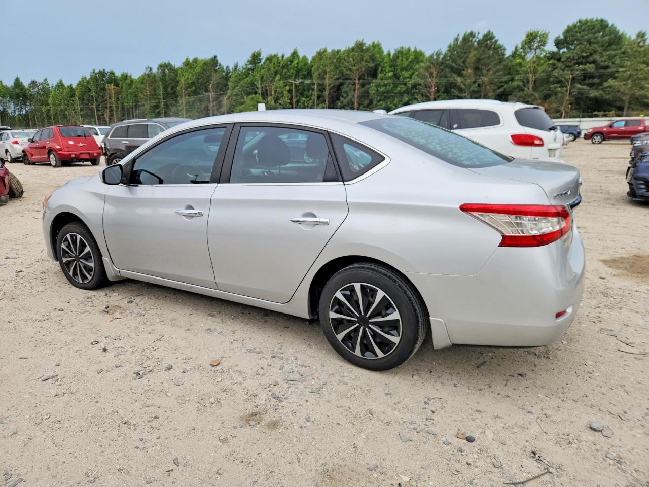 2015 Nissan Sentra Sv Silver vin: 3N1AB7APXFY382767