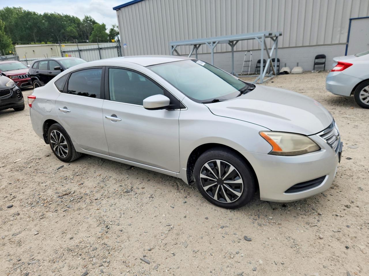 2015 Nissan Sentra Sv Silver vin: 3N1AB7APXFY382767