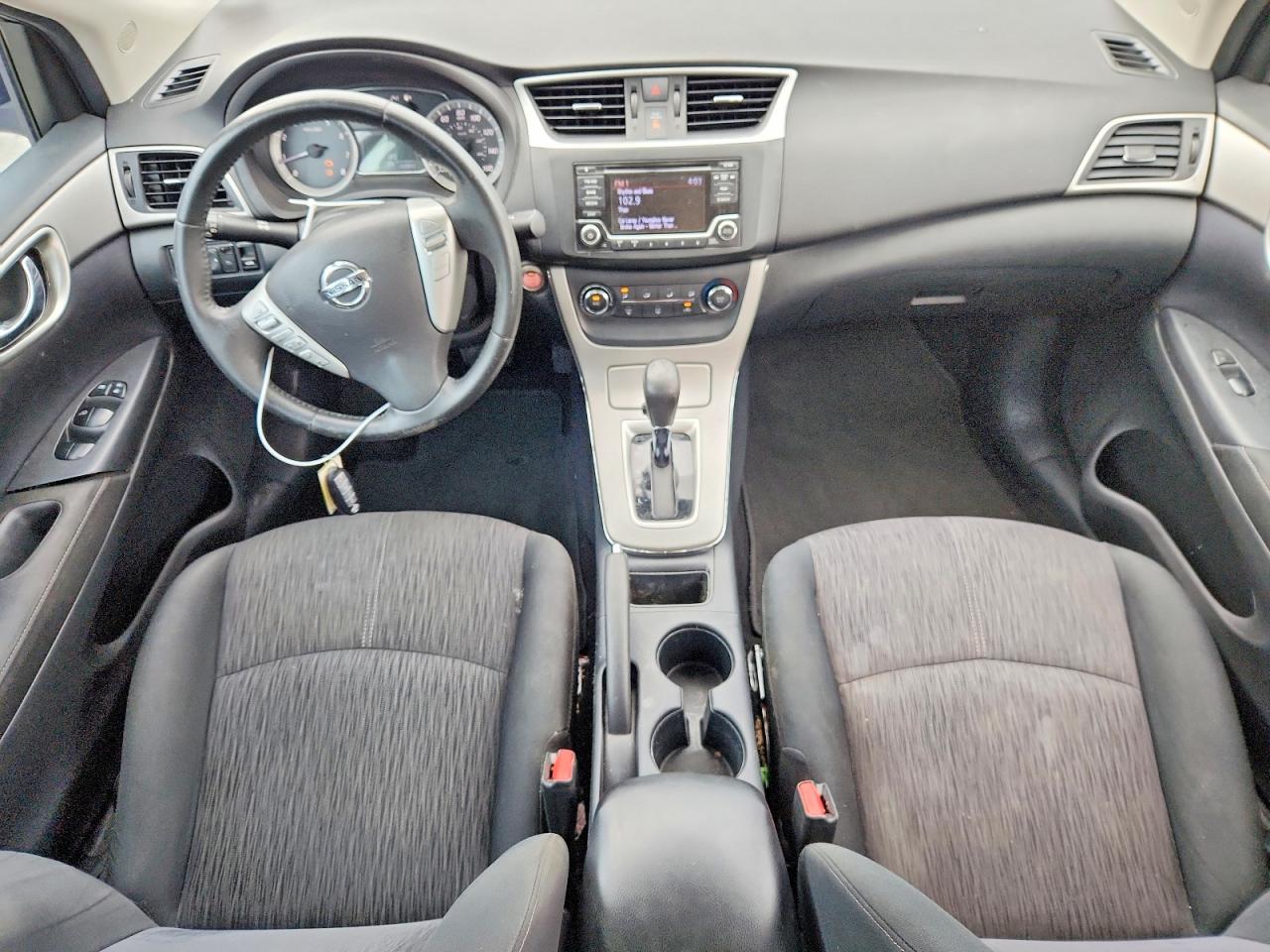 2015 Nissan Sentra Sv Silver vin: 3N1AB7APXFY382767