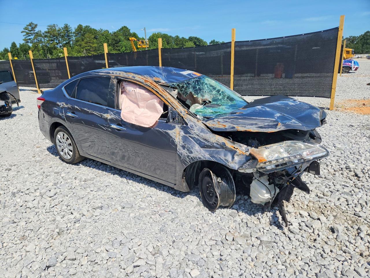 2015 Nissan Sentra Sv Серебряный vin: 3N1AB7APXFY383997