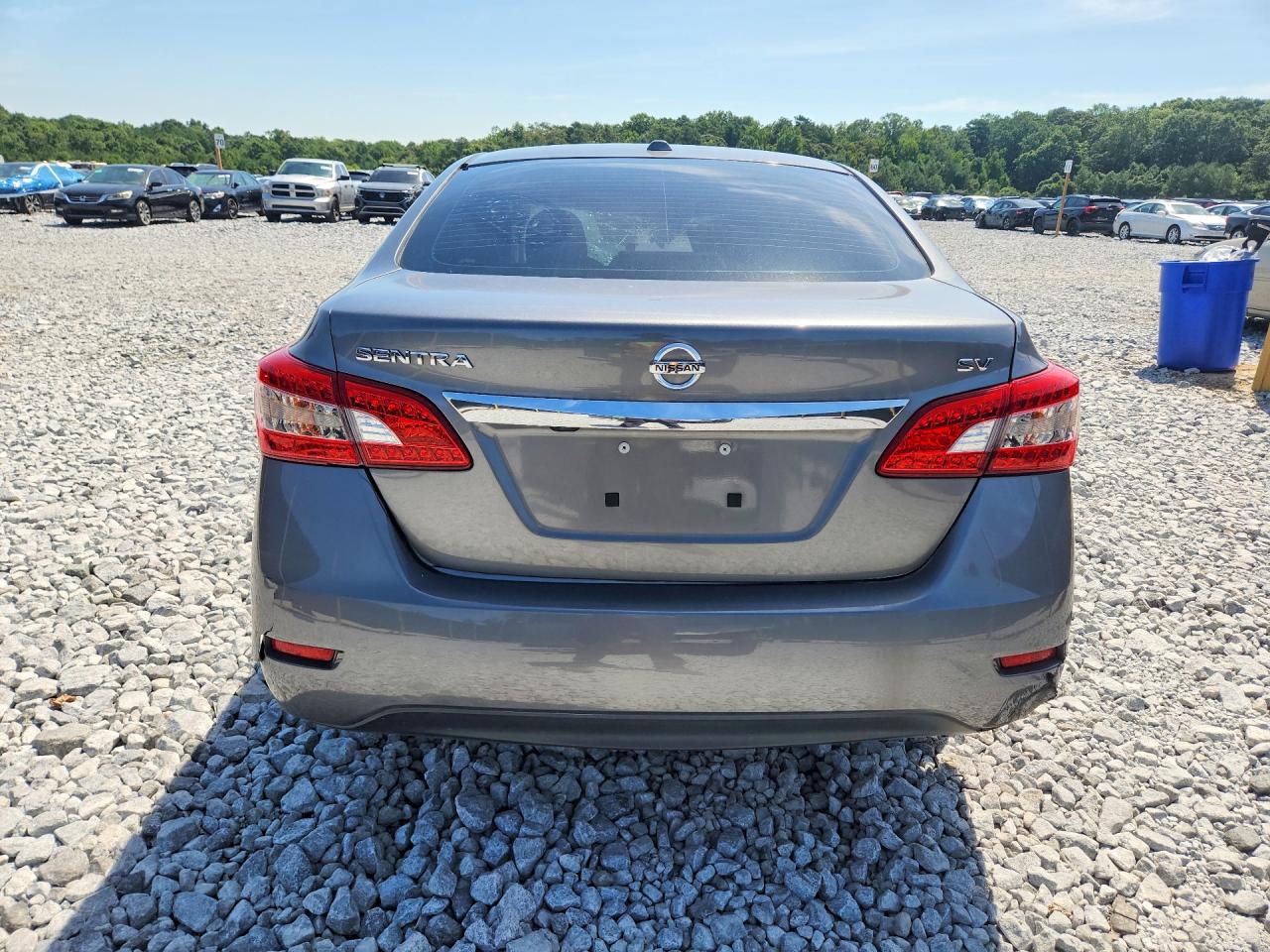 2015 Nissan Sentra Sv Серебряный vin: 3N1AB7APXFY383997