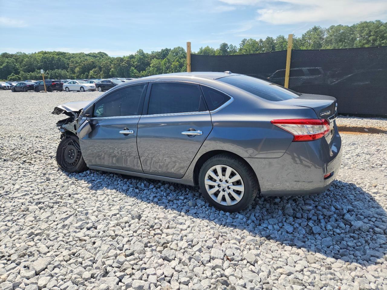 2015 Nissan Sentra Sv Серебряный vin: 3N1AB7APXFY383997
