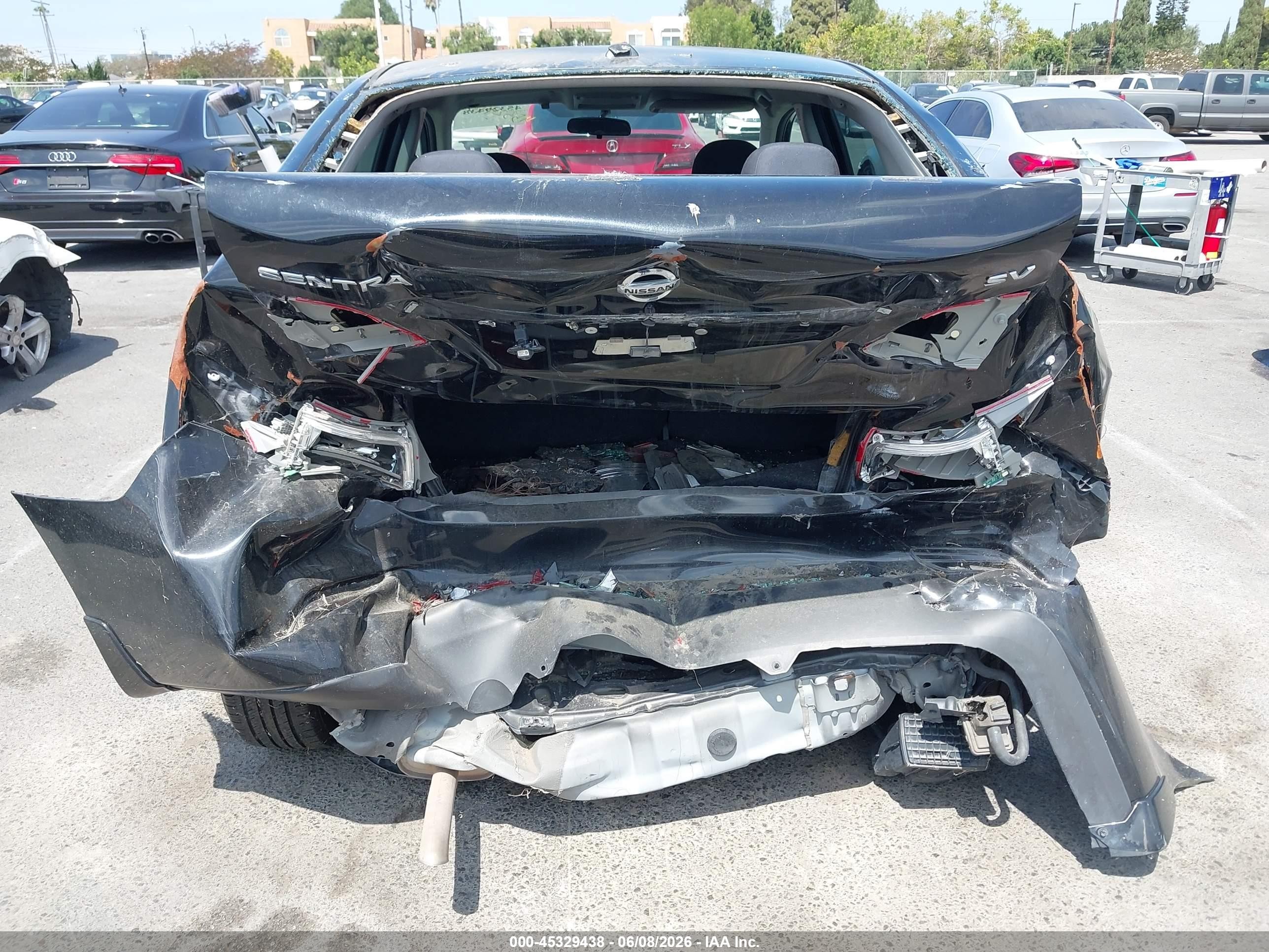 2016 Nissan Sentra Sv Black vin: 3N1AB7APXGY218887