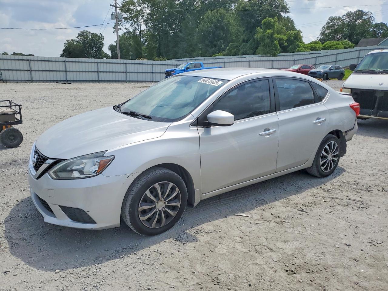 2016 Nissan Sentra S Silver vin: 3N1AB7APXGY222843