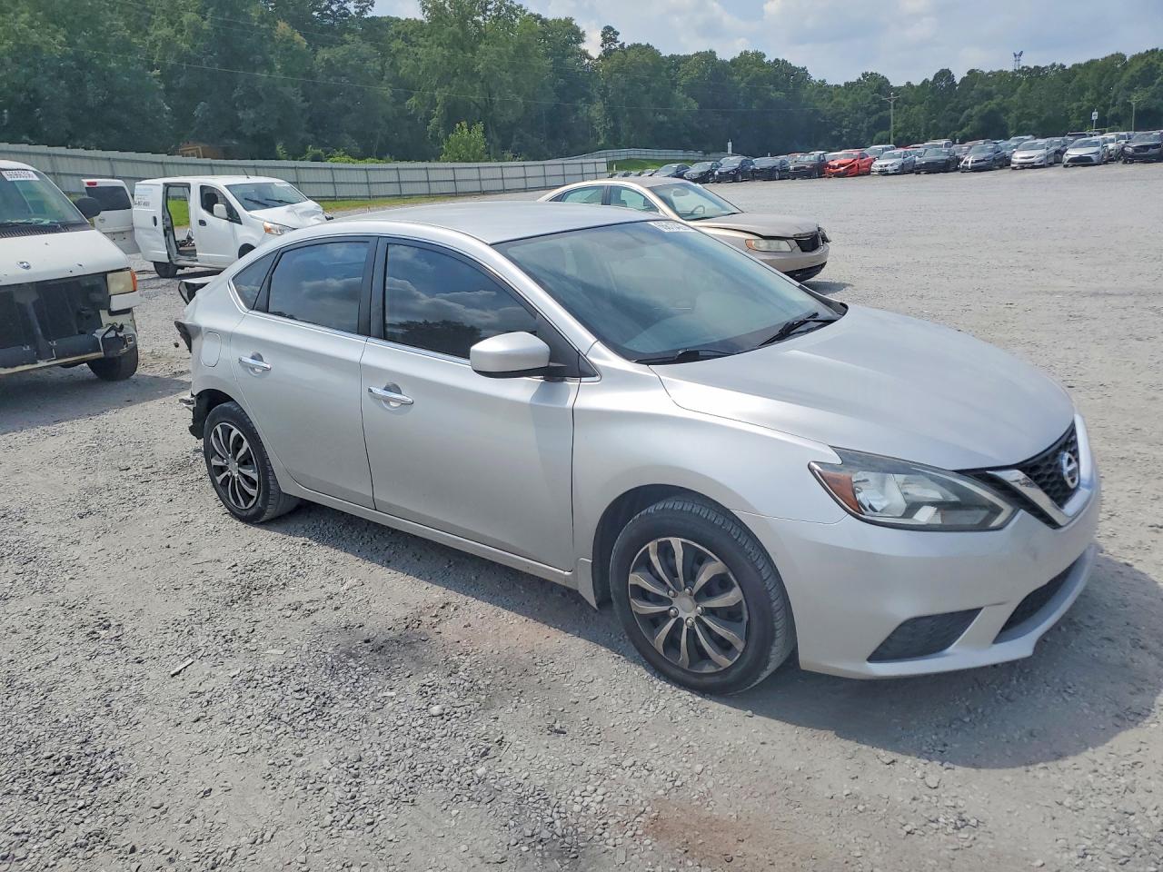 2016 Nissan Sentra S Silver vin: 3N1AB7APXGY222843
