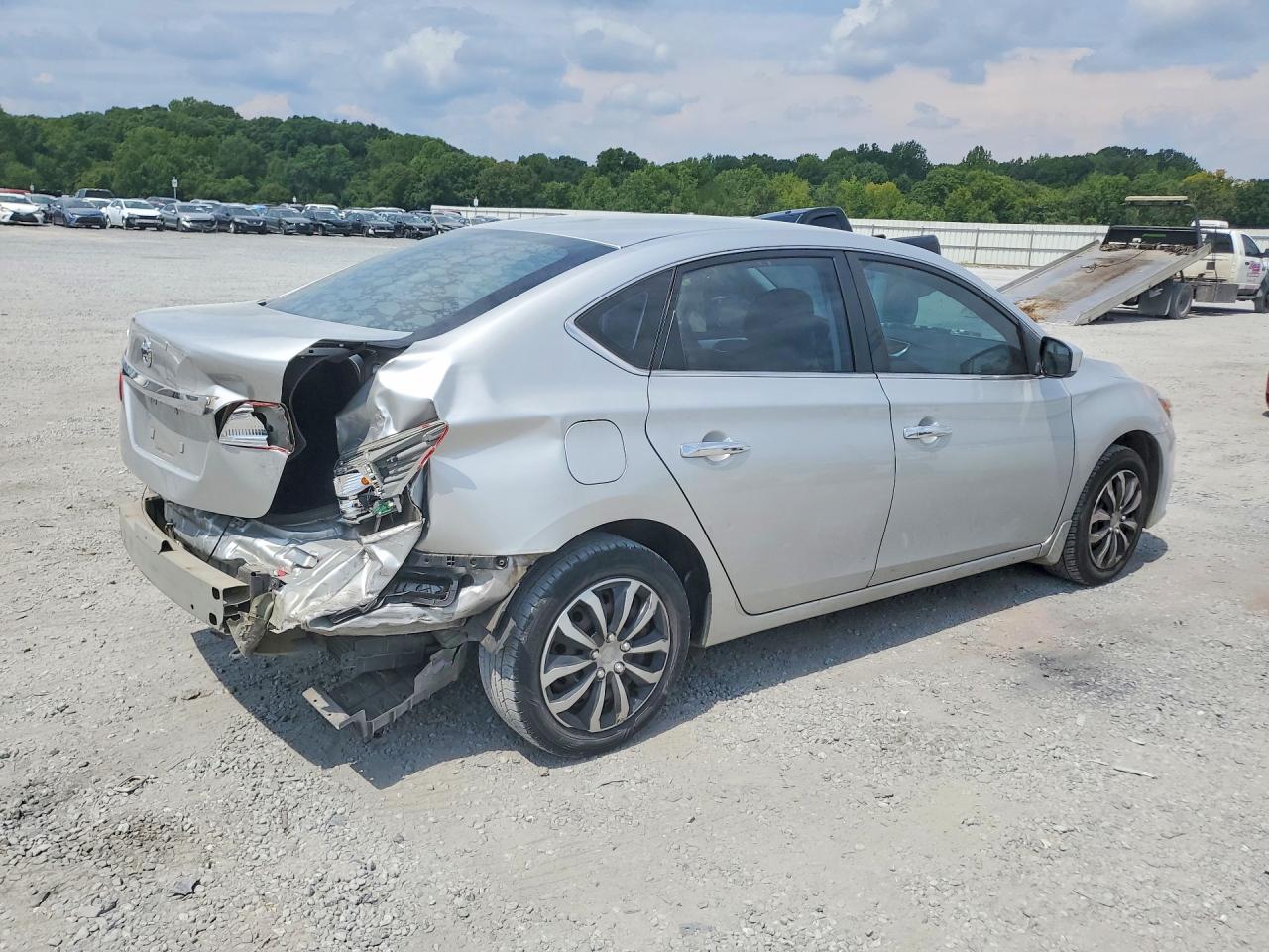 2016 Nissan Sentra S Silver vin: 3N1AB7APXGY222843