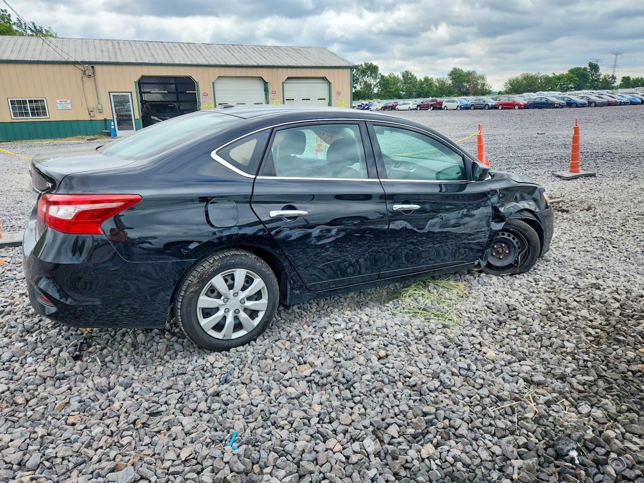 2016 Nissan Sentra Sv Black vin: 3N1AB7APXGY241487