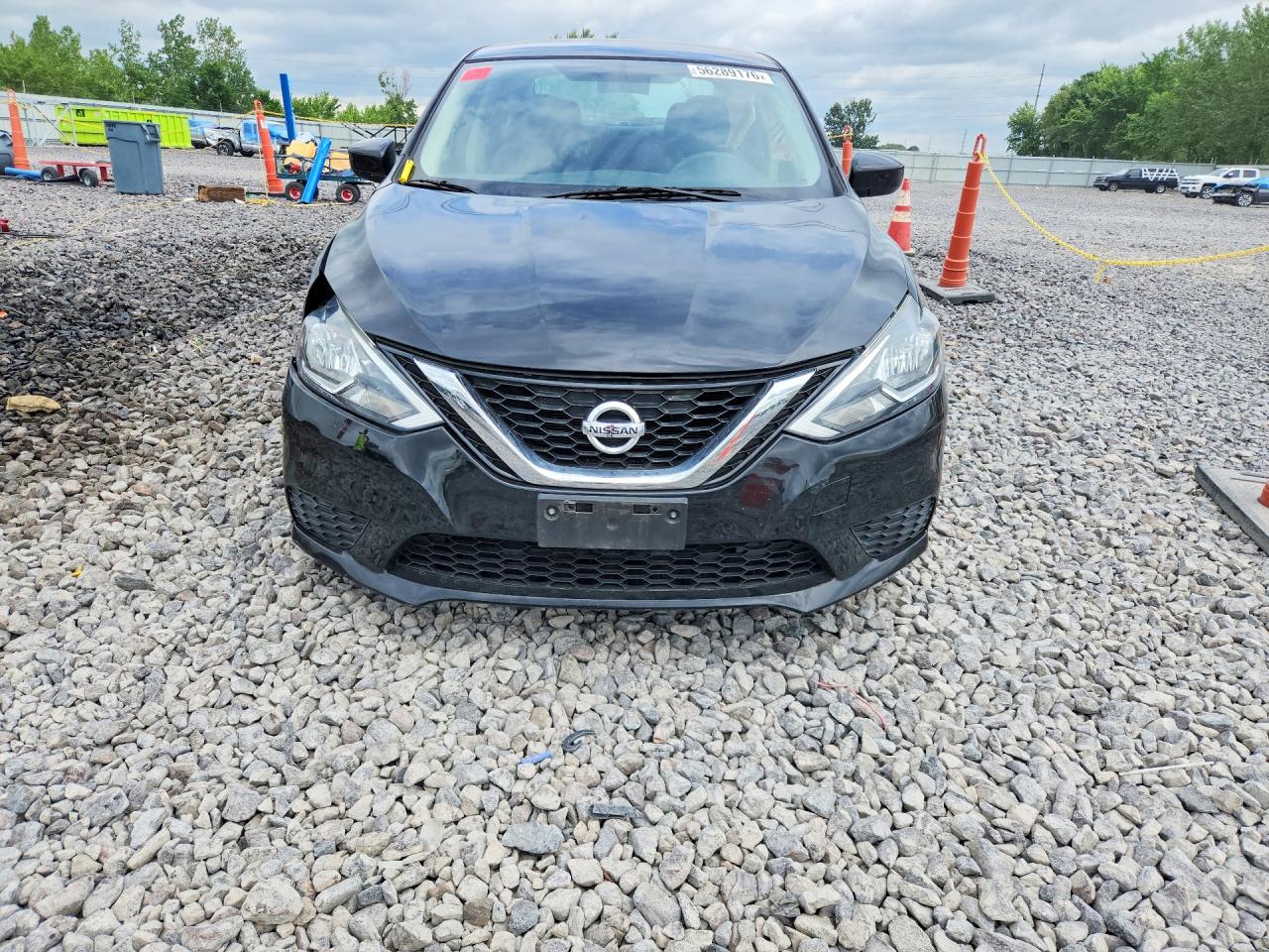 2016 Nissan Sentra Sv Black vin: 3N1AB7APXGY241487
