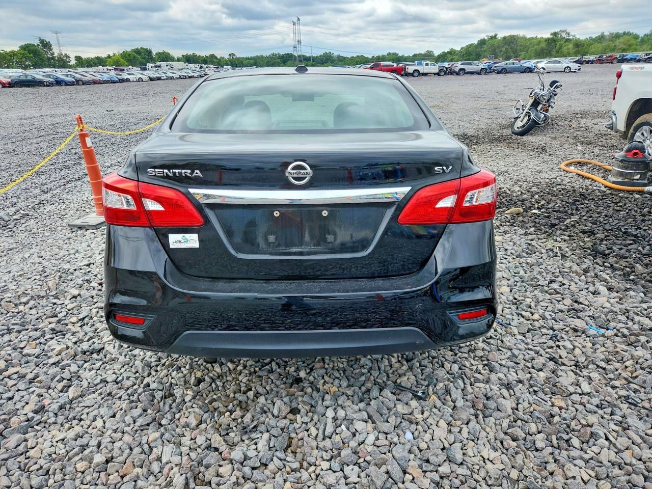 2016 Nissan Sentra Sv Black vin: 3N1AB7APXGY241487