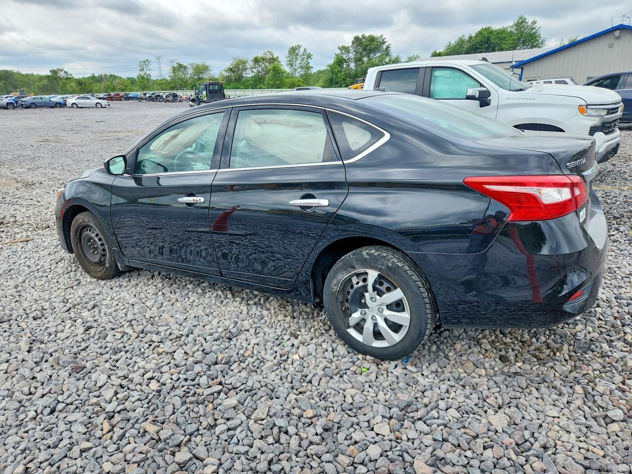 2016 Nissan Sentra Sv Black vin: 3N1AB7APXGY241487