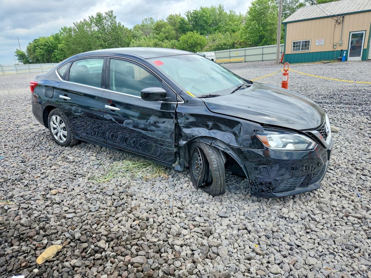 2016 Nissan Sentra Sv Black vin: 3N1AB7APXGY241487