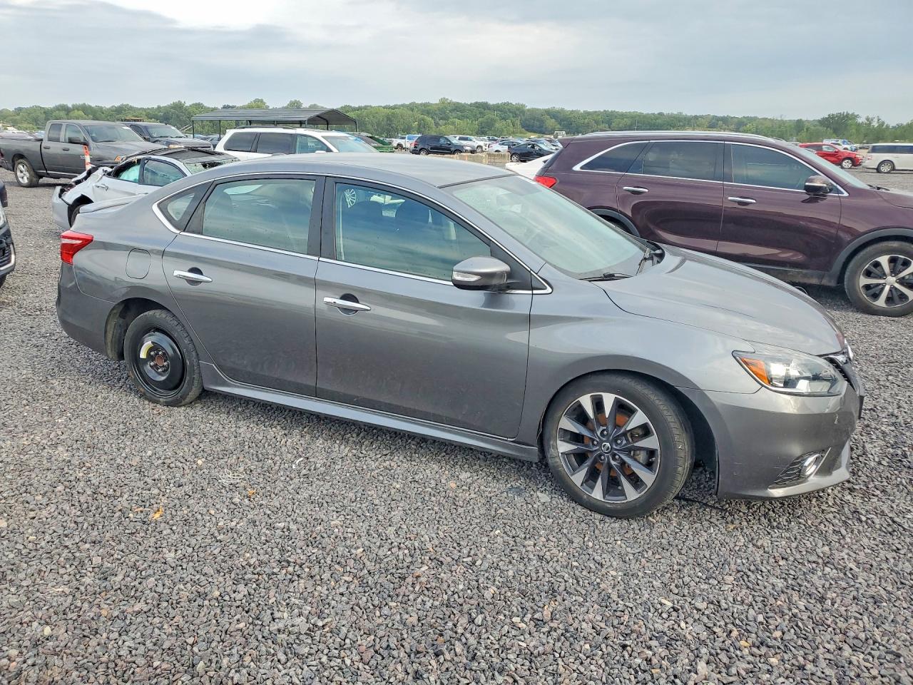 2016 Nissan Sentra Sr Gray vin: 3N1AB7APXGY243787