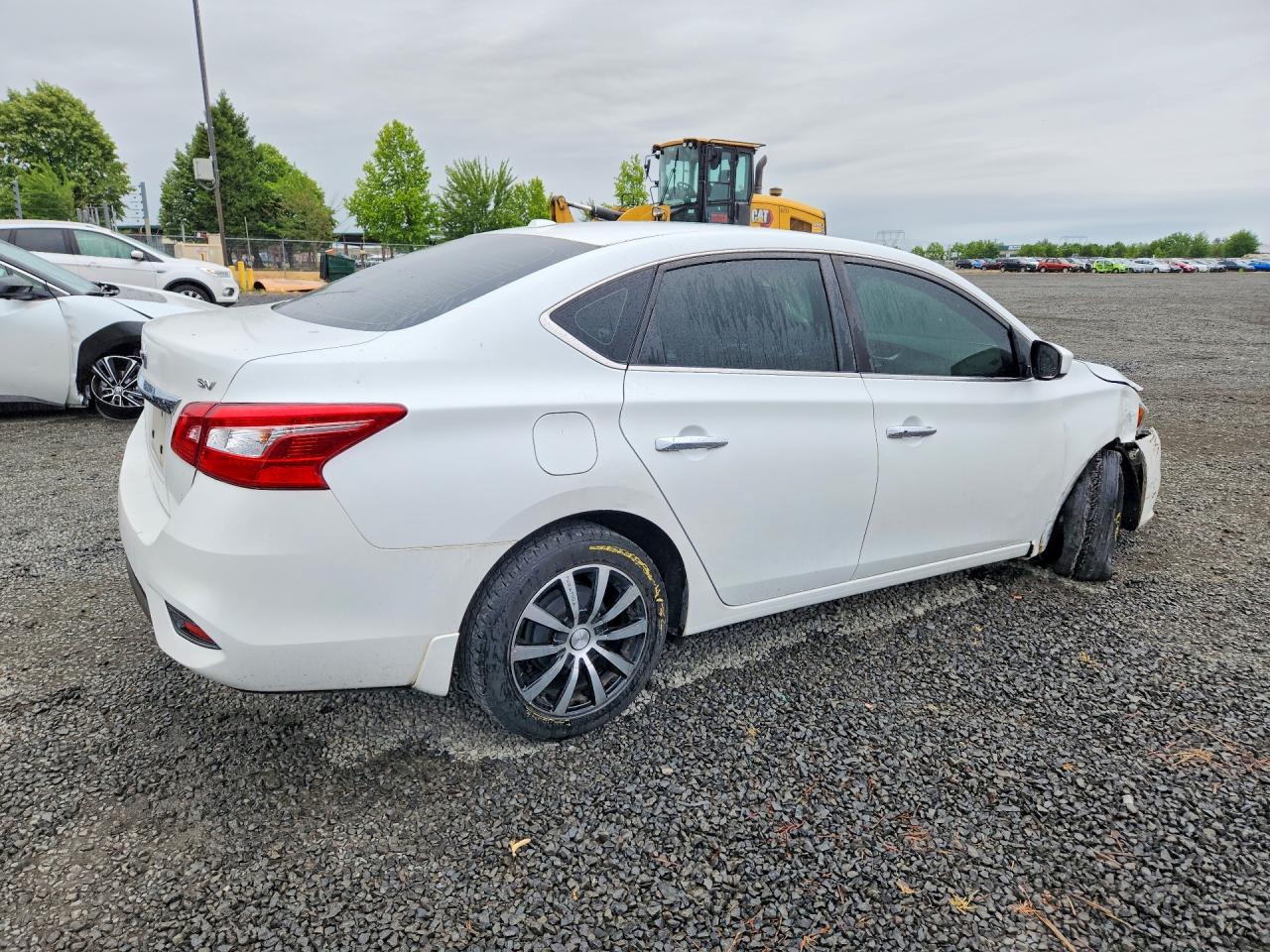 2016 Nissan Sentra Sv Белый vin: 3N1AB7APXGY325194