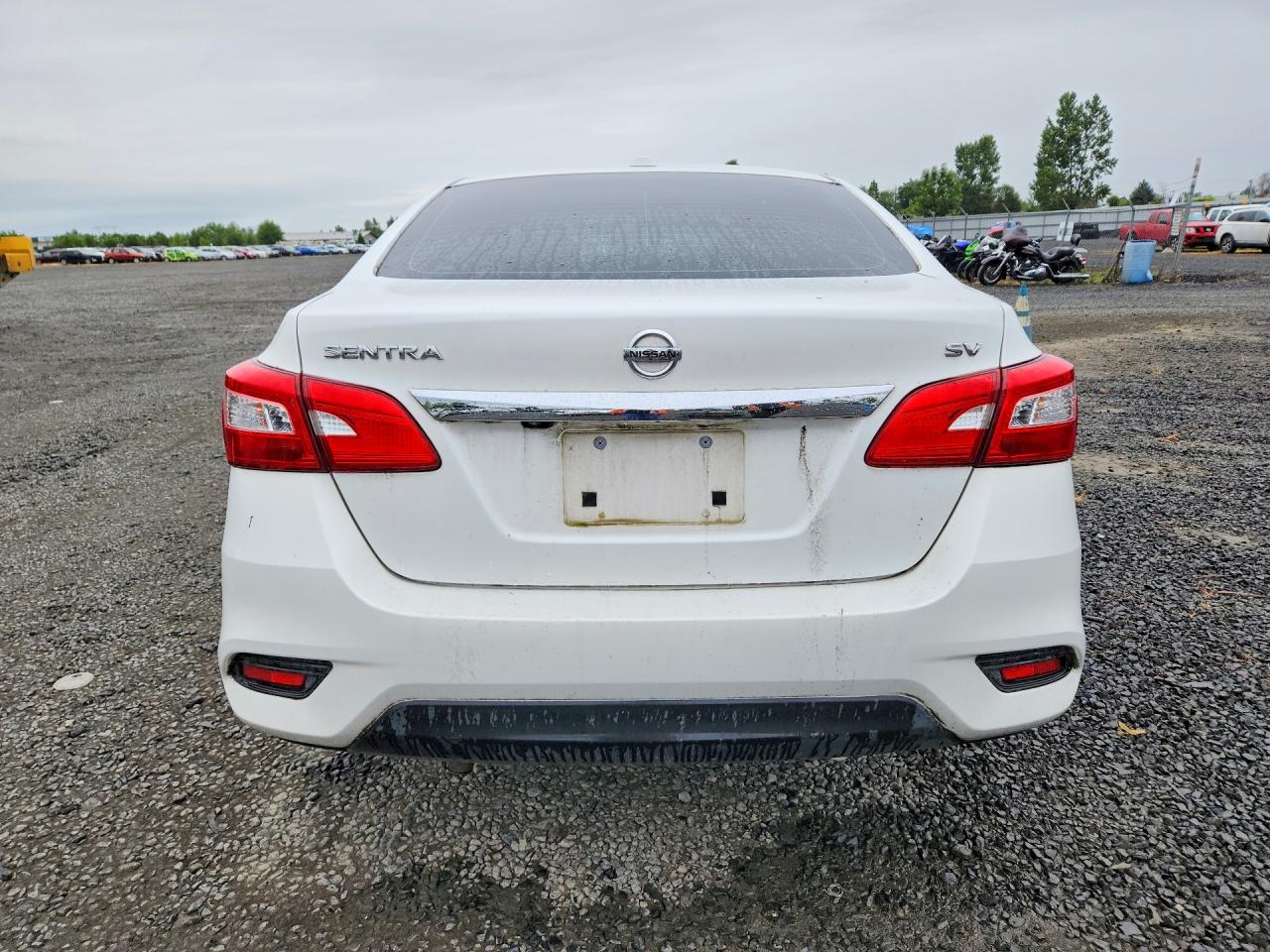 2016 Nissan Sentra Sv Белый vin: 3N1AB7APXGY325194