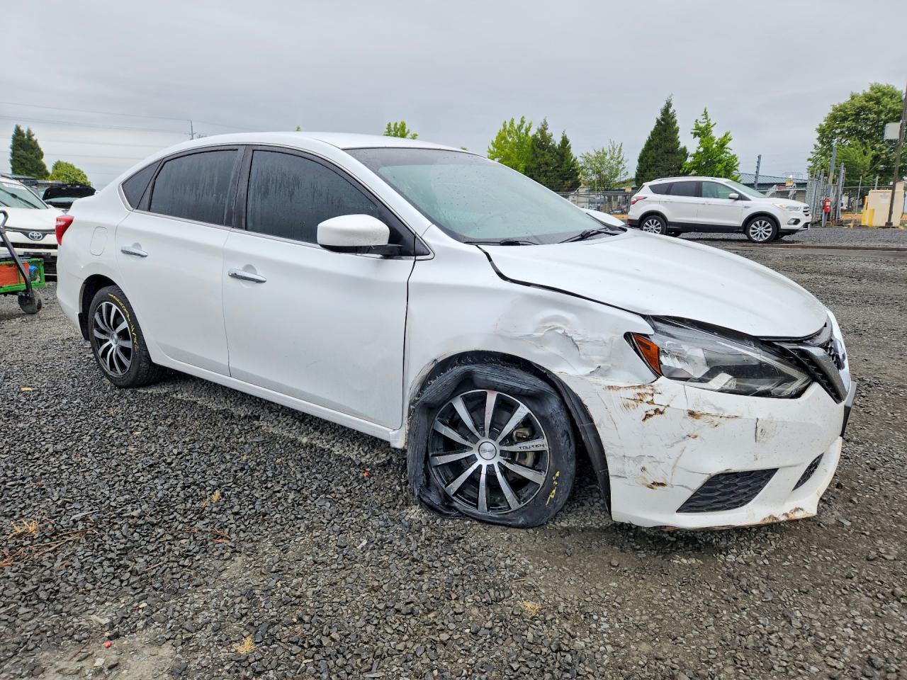 2016 Nissan Sentra Sv Белый vin: 3N1AB7APXGY325194