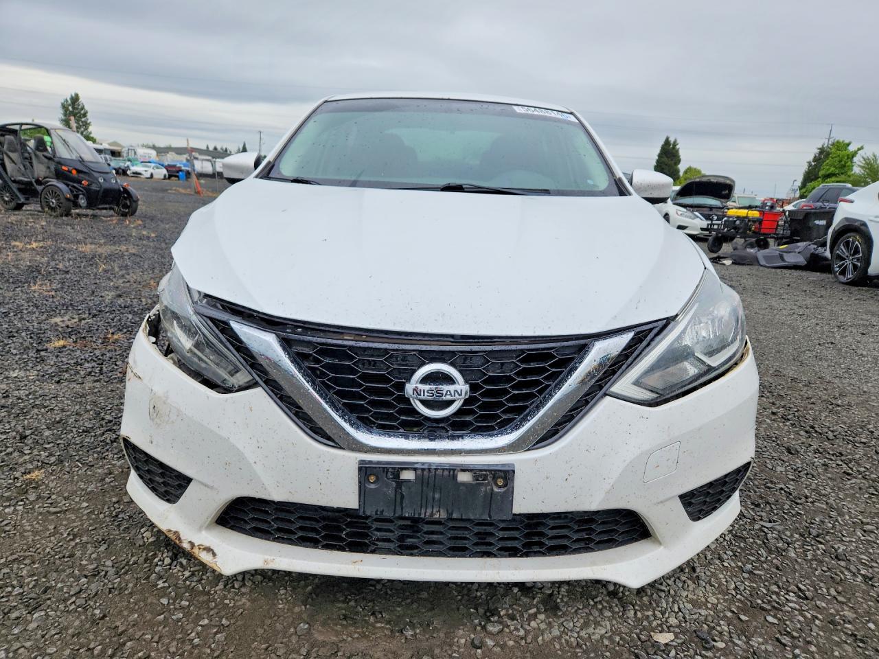 2016 Nissan Sentra Sv Белый vin: 3N1AB7APXGY325194