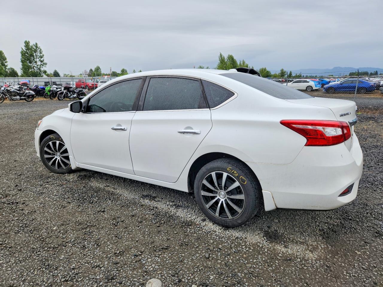 2016 Nissan Sentra Sv Белый vin: 3N1AB7APXGY325194