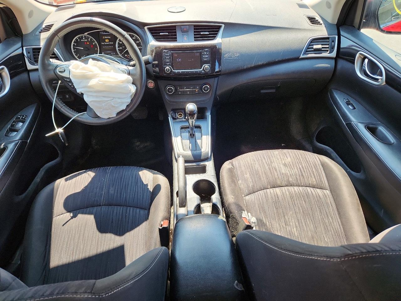 2017 Nissan Sentra Sv Red vin: 3N1AB7APXHY330462