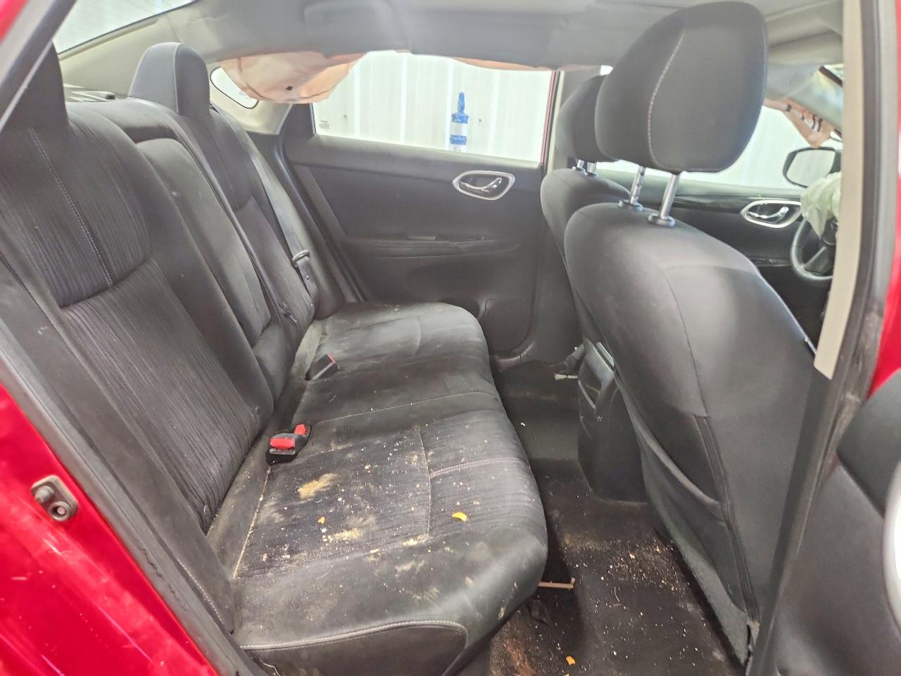 2017 Nissan Sentra Sv Red vin: 3N1AB7APXHY330462