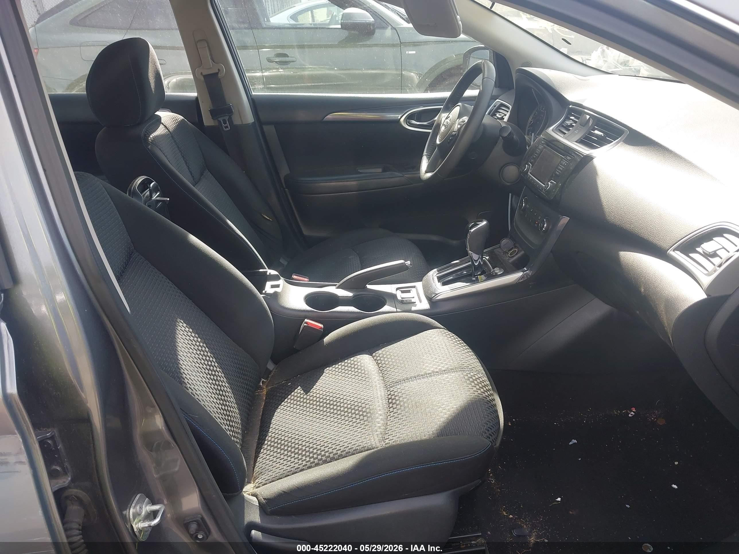 2017 Nissan Sentra Sr Gray vin: 3N1AB7APXHY348007