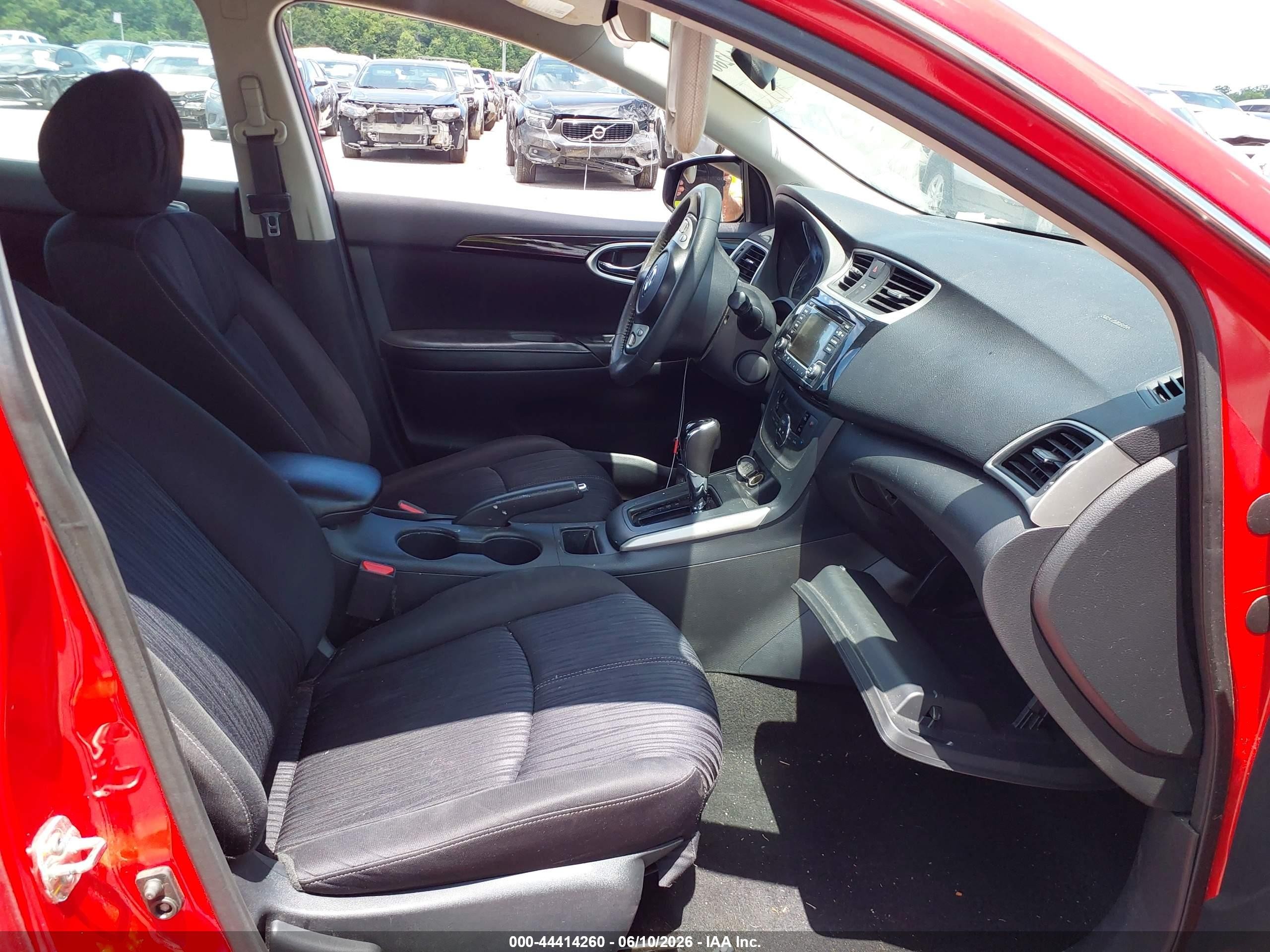 2018 Nissan Sentra Sv Красный vin: 3N1AB7APXJL606562