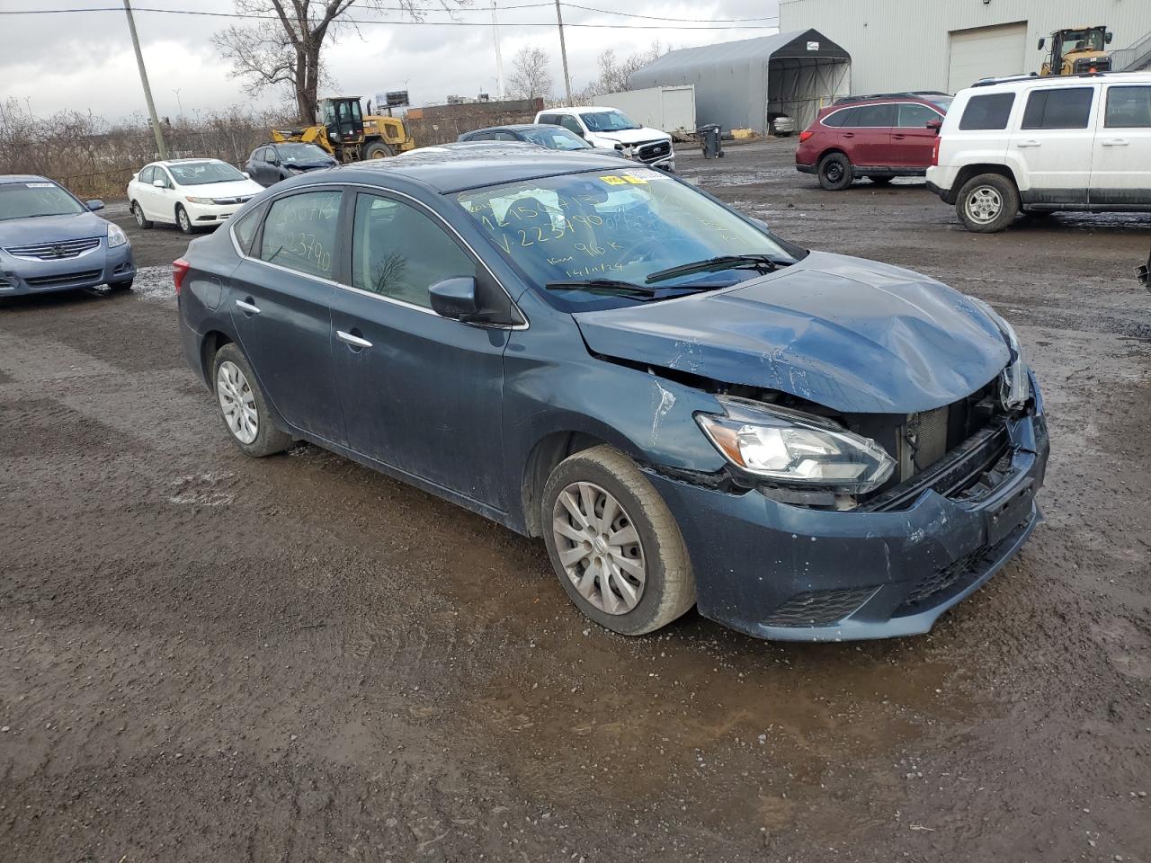 2018 Nissan Sentra S Teal vin: 3N1AB7APXJY223790