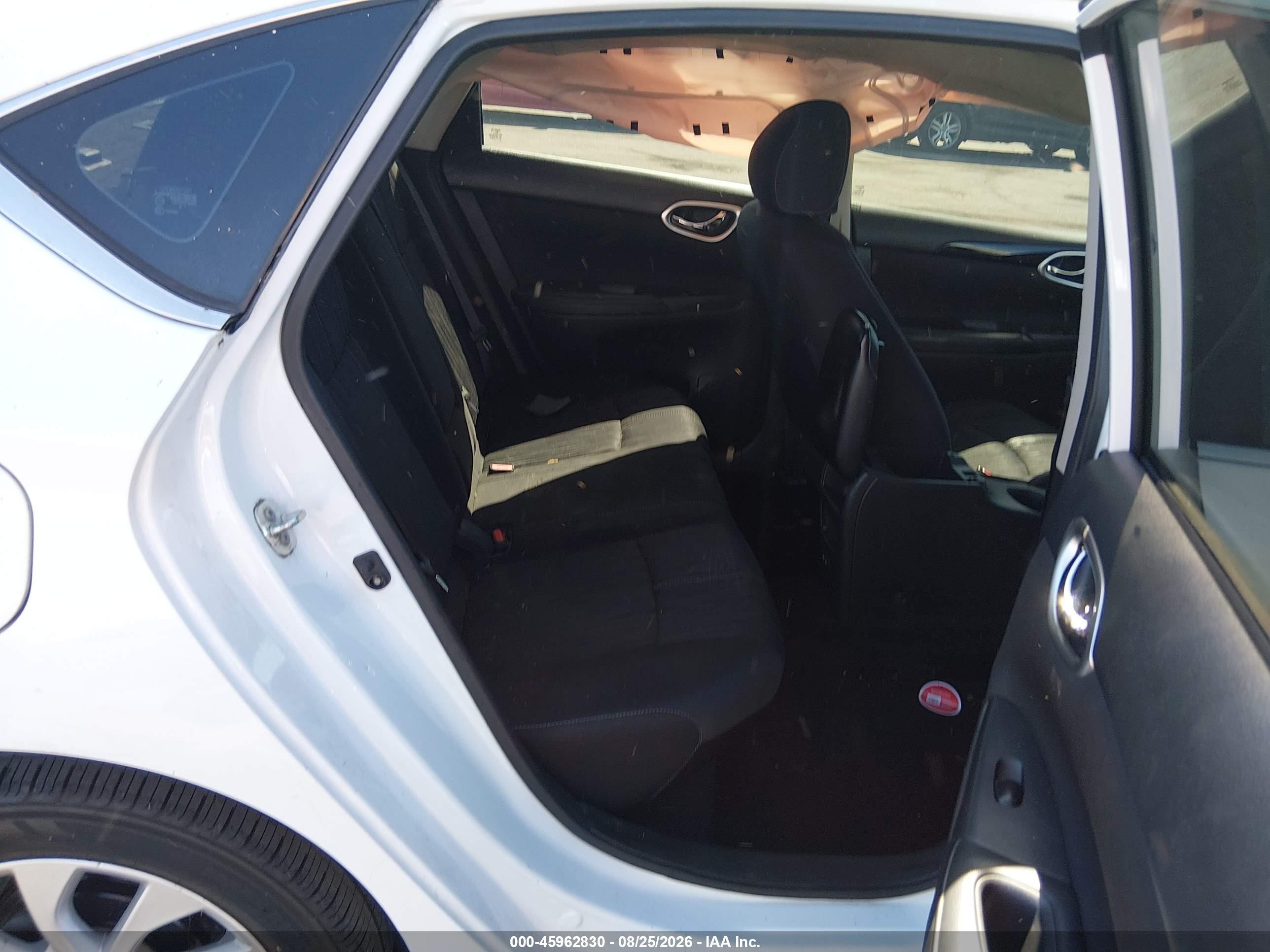 2018 Nissan Sentra Sv White vin: 3N1AB7APXJY259639