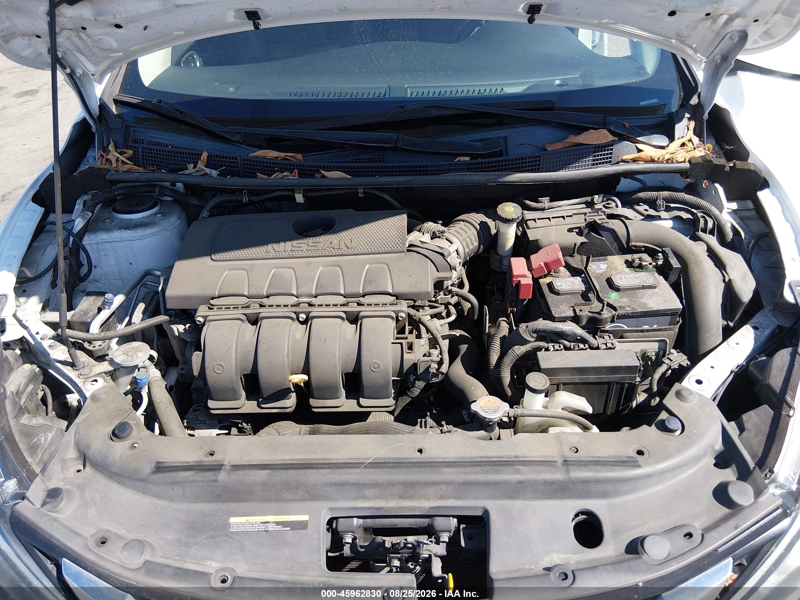 2018 Nissan Sentra Sv White vin: 3N1AB7APXJY259639