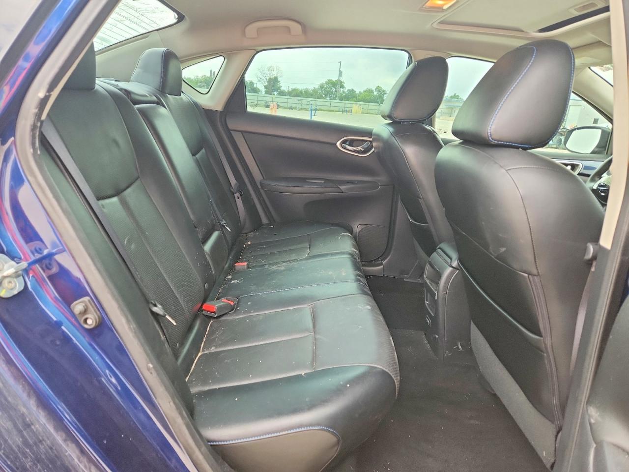 2018 Nissan Sentra Sr Синий vin: 3N1AB7APXJY331682