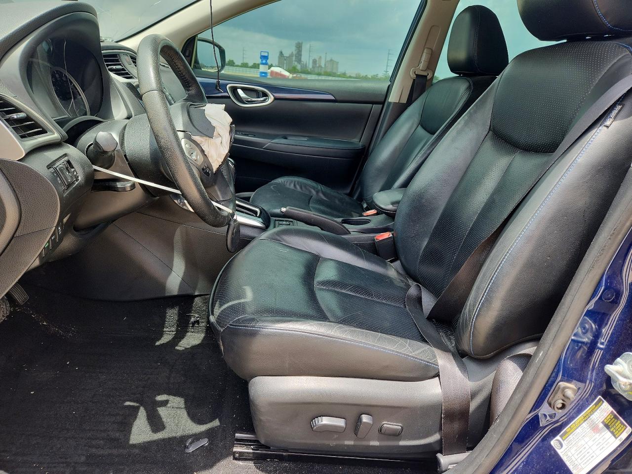 2018 Nissan Sentra Sr Синий vin: 3N1AB7APXJY331682