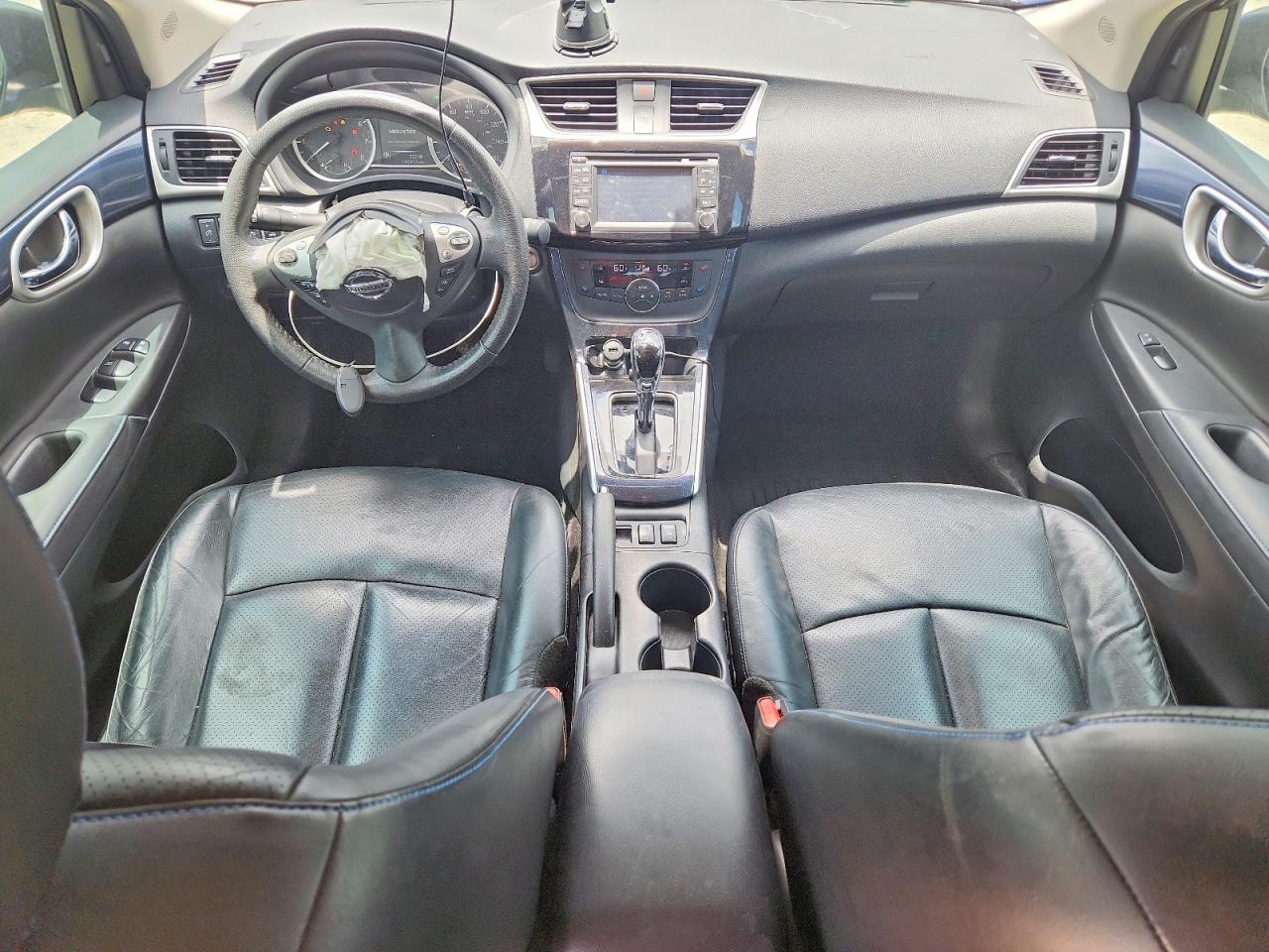2018 Nissan Sentra Sr Синий vin: 3N1AB7APXJY331682