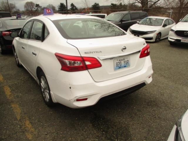 2019 Nissan Sentra Sv Белый vin: 3N1AB7APXKY239604