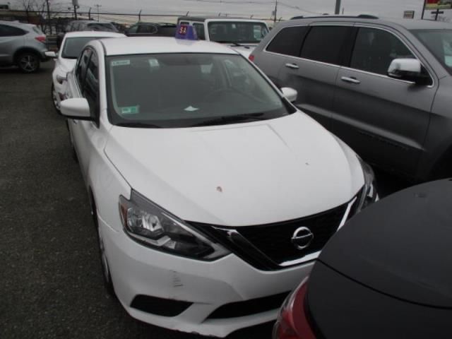 2019 Nissan Sentra Sv Белый vin: 3N1AB7APXKY239604