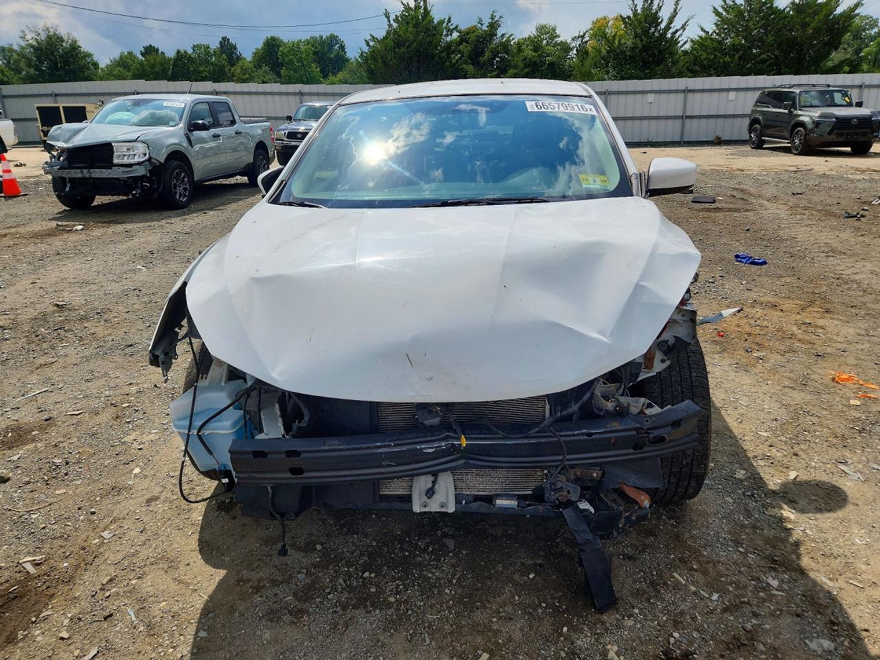 2019 Nissan Sentra Sv White vin: 3N1AB7APXKY239604