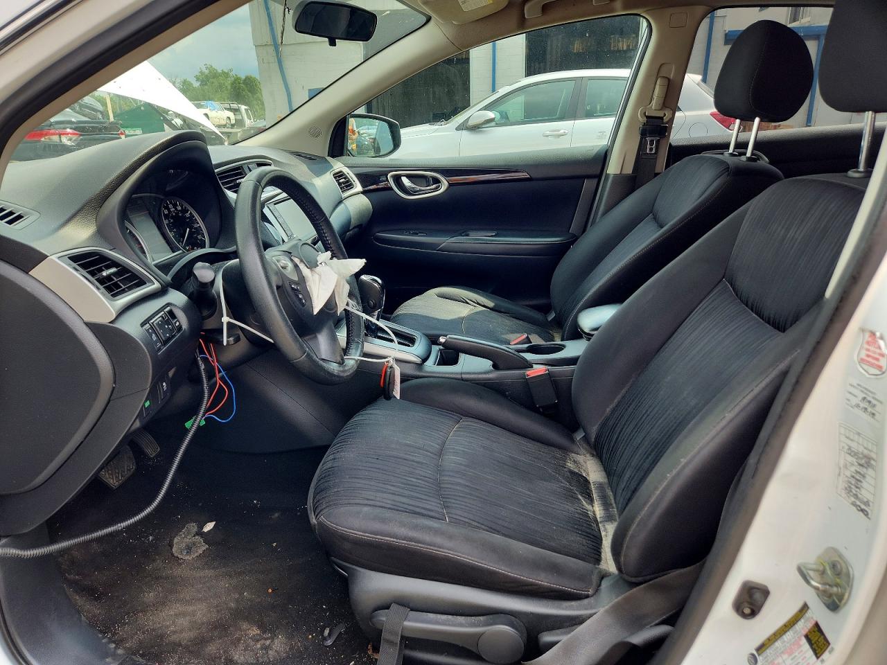 2019 Nissan Sentra Sv White vin: 3N1AB7APXKY239604