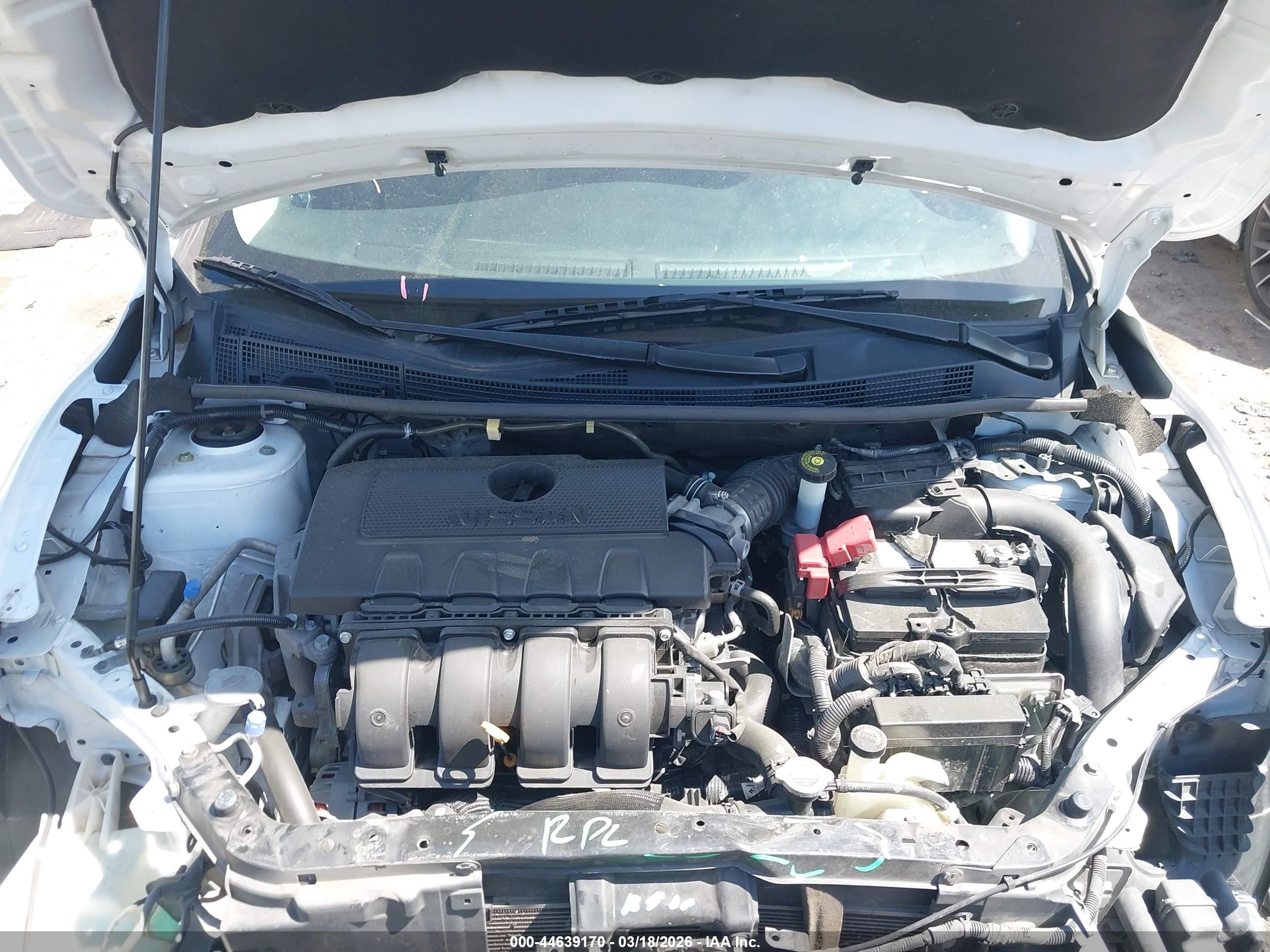 2019 Nissan Sentra S White vin: 3N1AB7APXKY266897