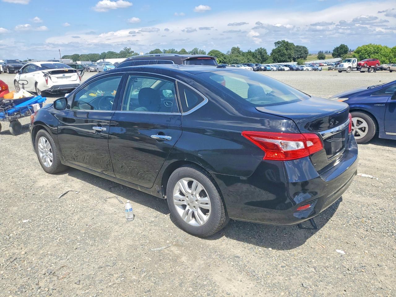 2019 Nissan Sentra Sv Black vin: 3N1AB7APXKY284154