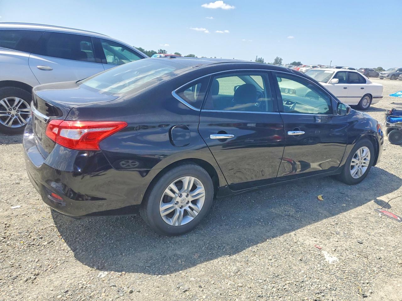 2019 Nissan Sentra Sv Black vin: 3N1AB7APXKY284154