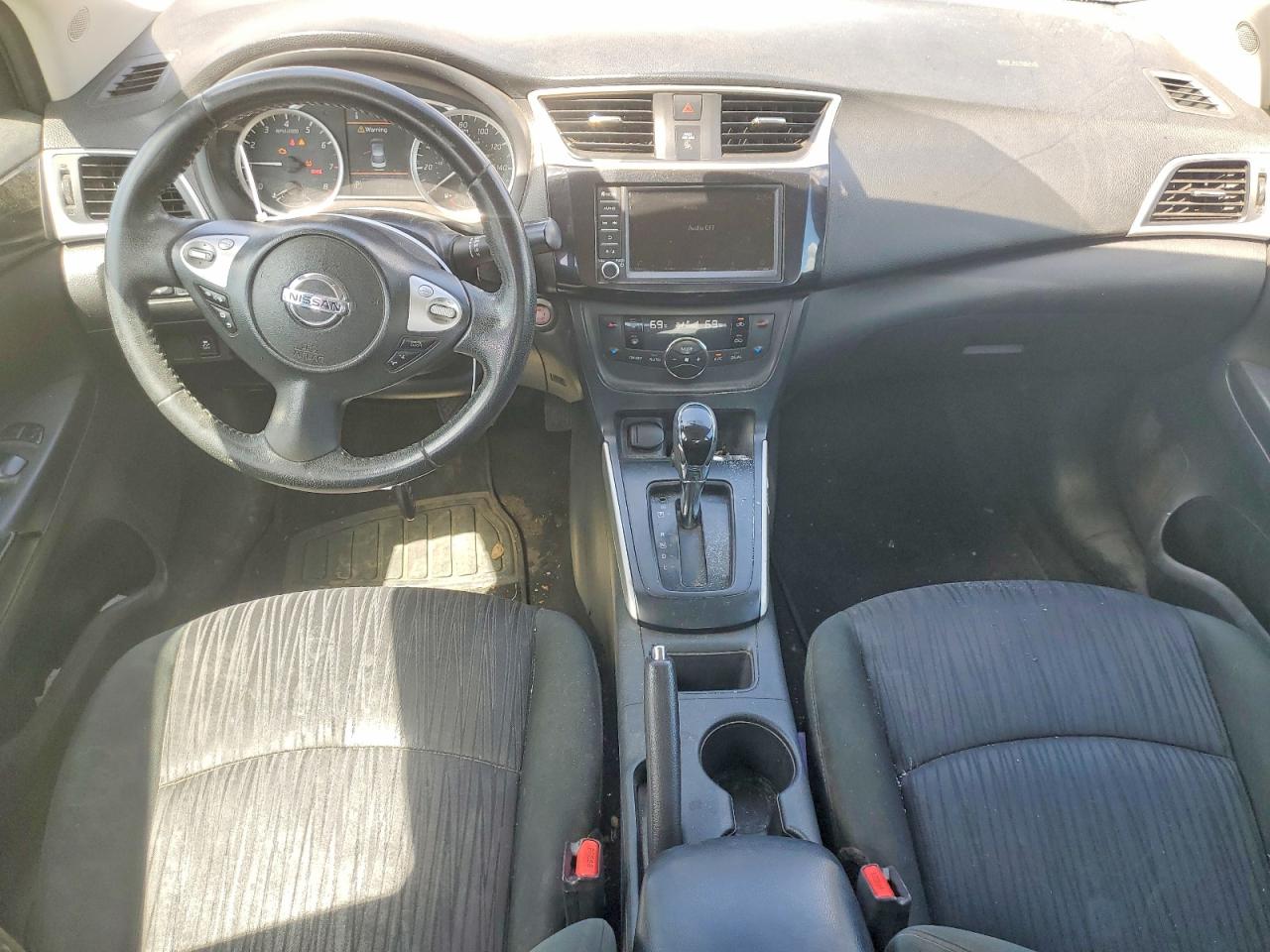 2019 Nissan Sentra Sv Black vin: 3N1AB7APXKY284154