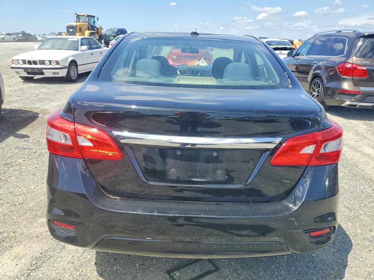 2019 Nissan Sentra Sv Black vin: 3N1AB7APXKY284154
