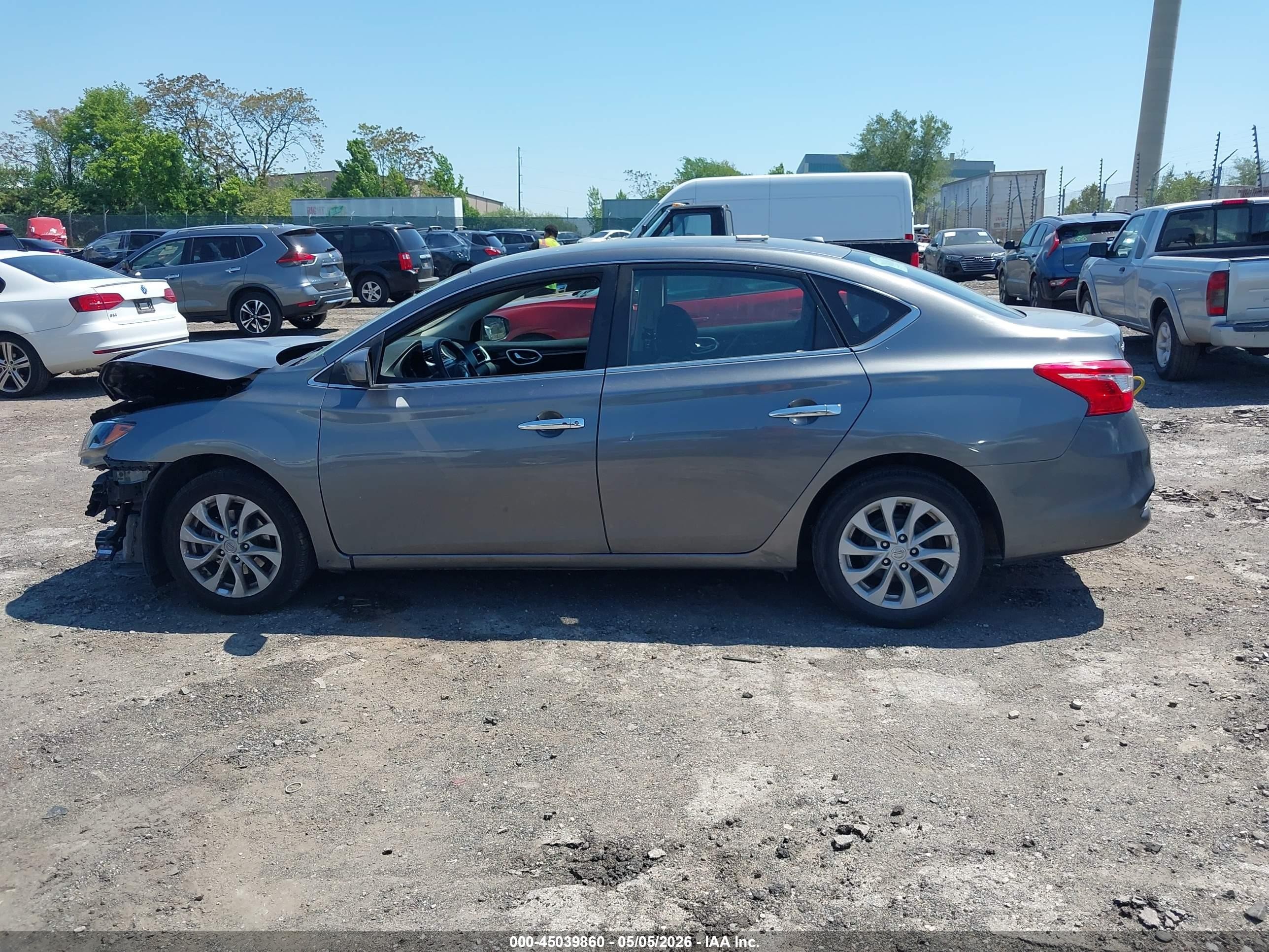 2019 Nissan Sentra Sv Красный vin: 3N1AB7APXKY310610