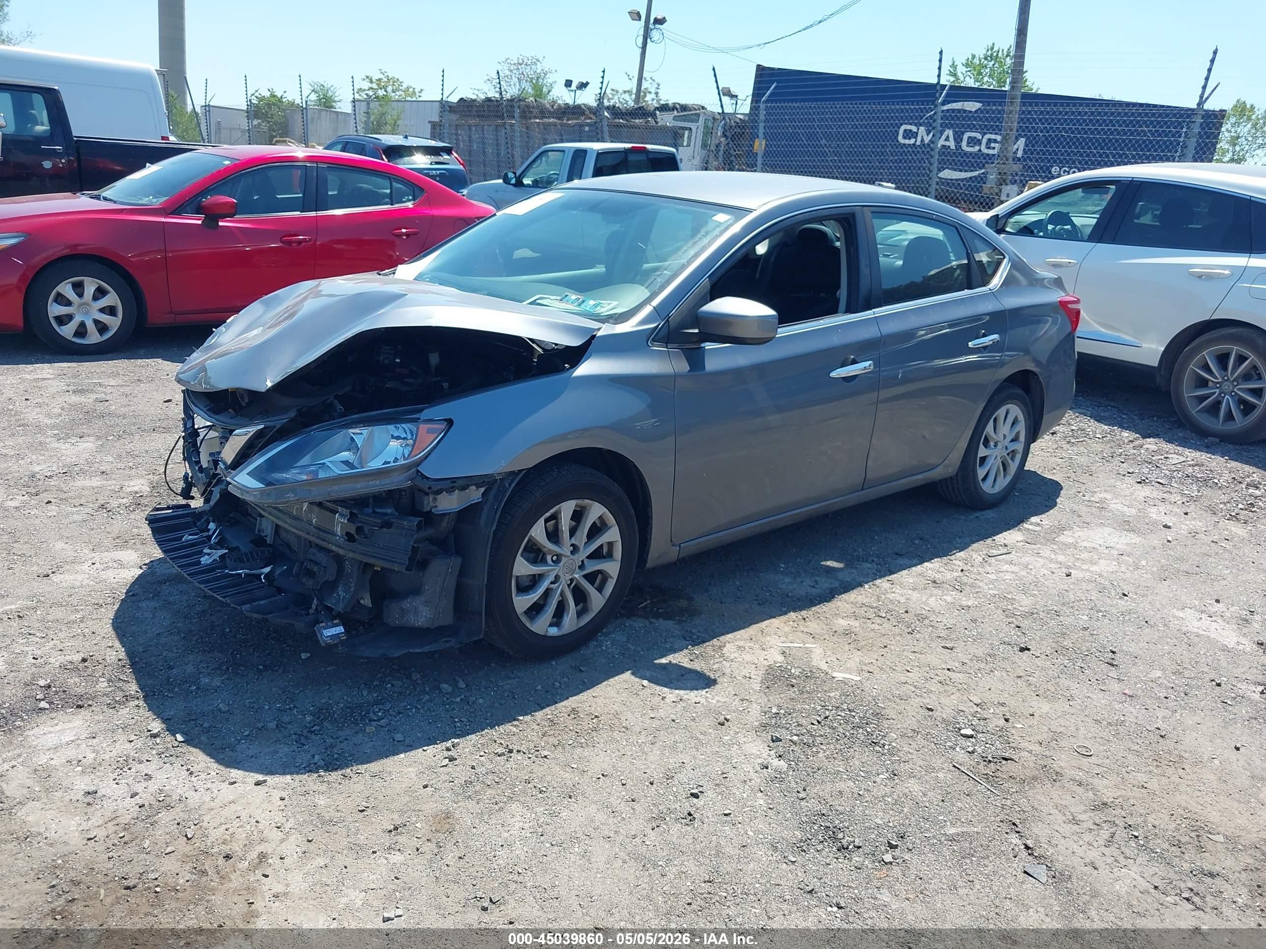 2019 Nissan Sentra Sv Красный vin: 3N1AB7APXKY310610