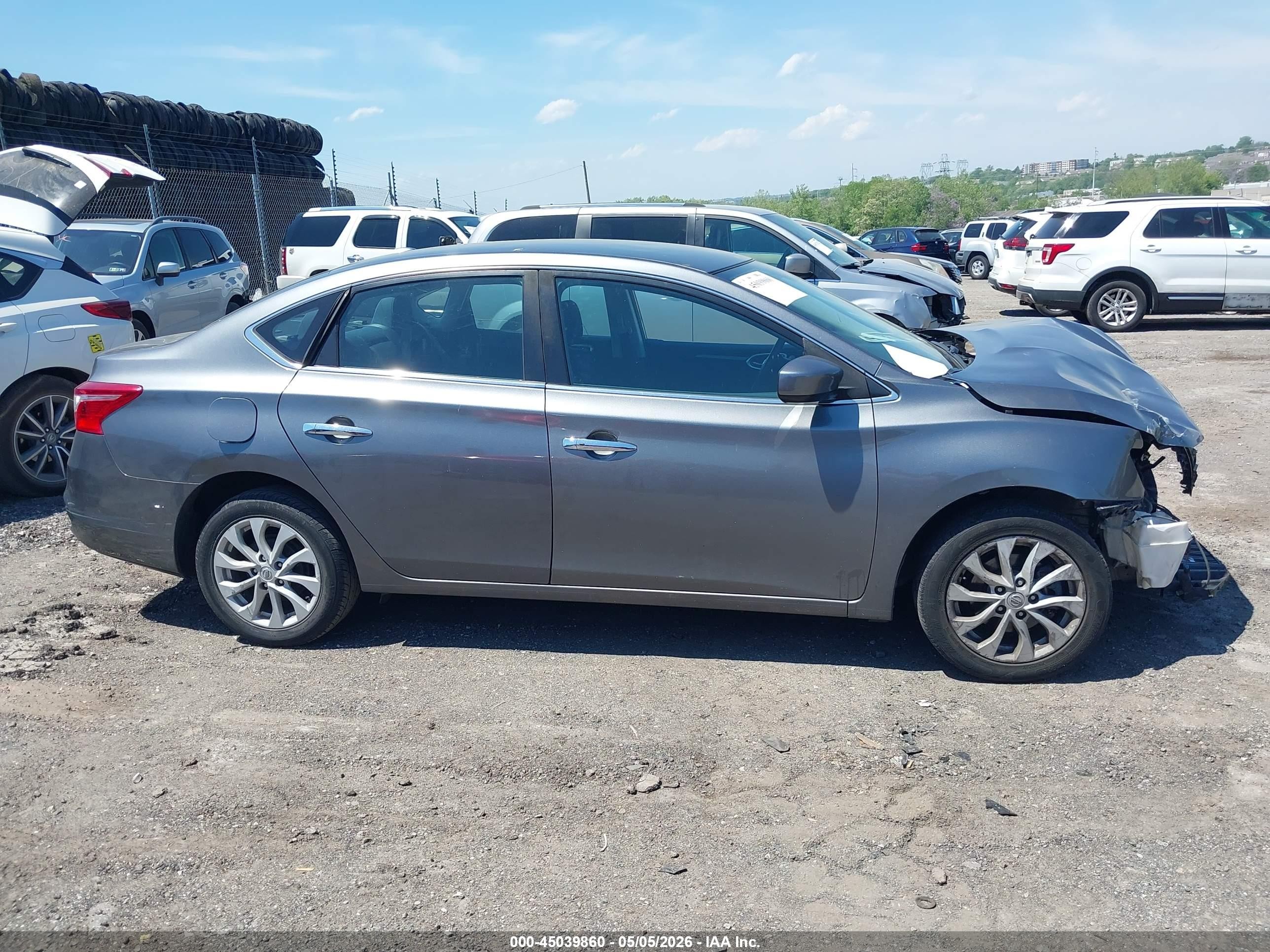 2019 Nissan Sentra Sv Красный vin: 3N1AB7APXKY310610