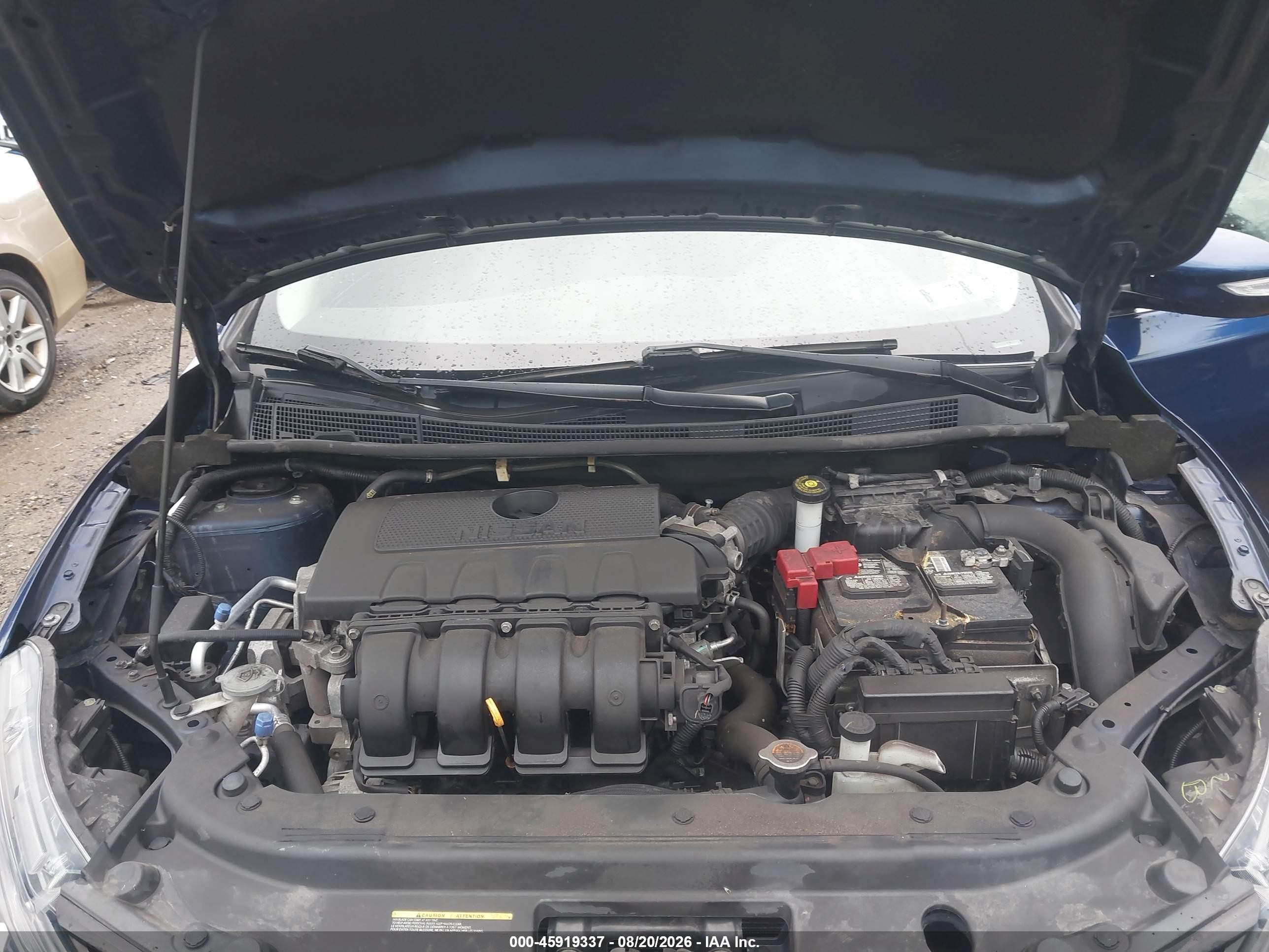 2019 Nissan Sentra Sr Blue vin: 3N1AB7APXKY314169