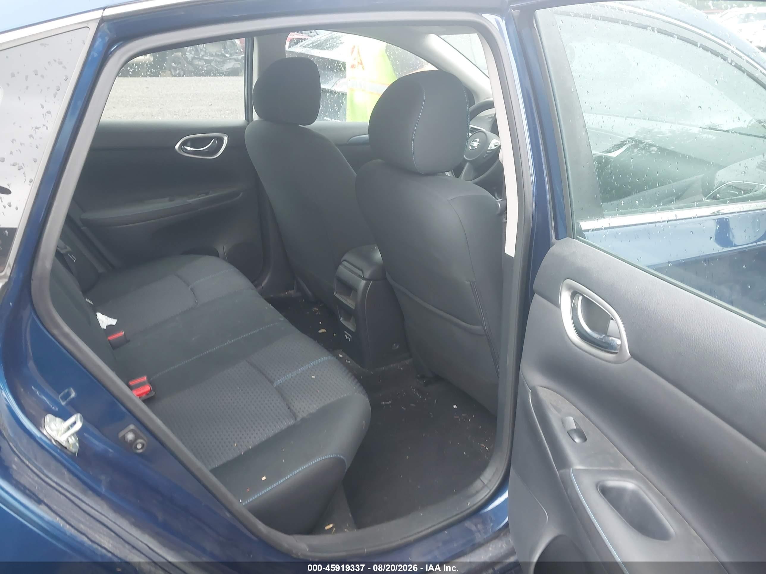 2019 Nissan Sentra Sr Blue vin: 3N1AB7APXKY314169