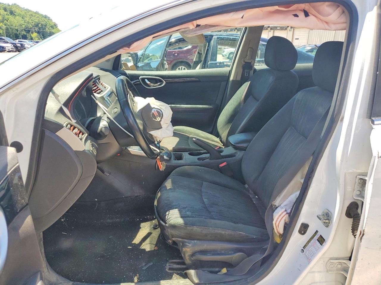 2019 Nissan Sentra Sv White vin: 3N1AB7APXKY318531