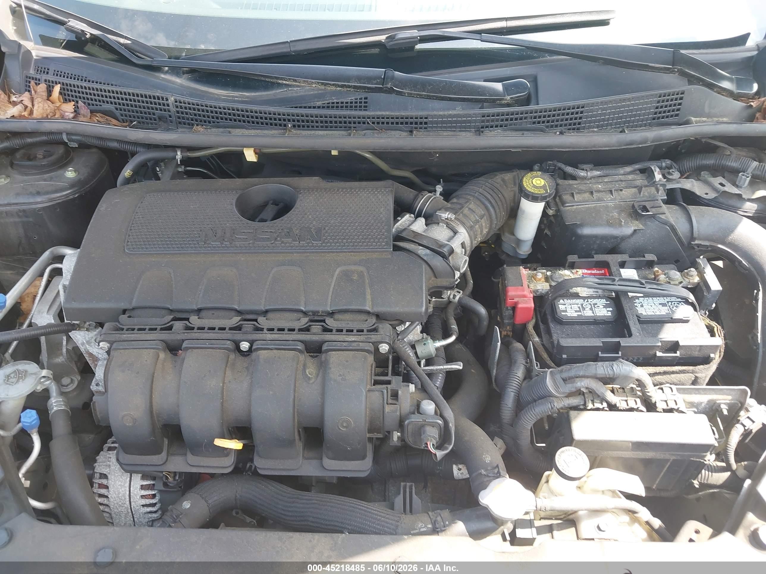 2019 Nissan Sentra Sv Black vin: 3N1AB7APXKY340948