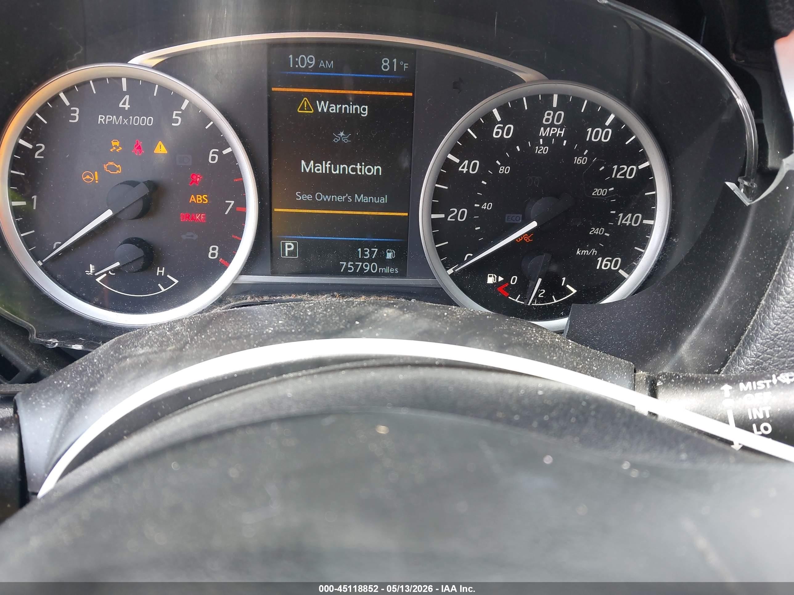 2019 Nissan Sentra Sv Black vin: 3N1AB7APXKY438636