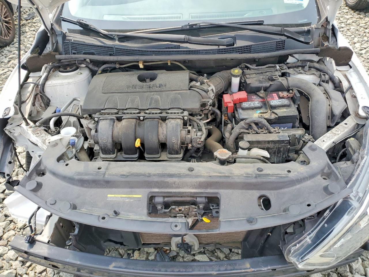 2019 Nissan Sentra S White vin: 3N1AB7APXKY448597