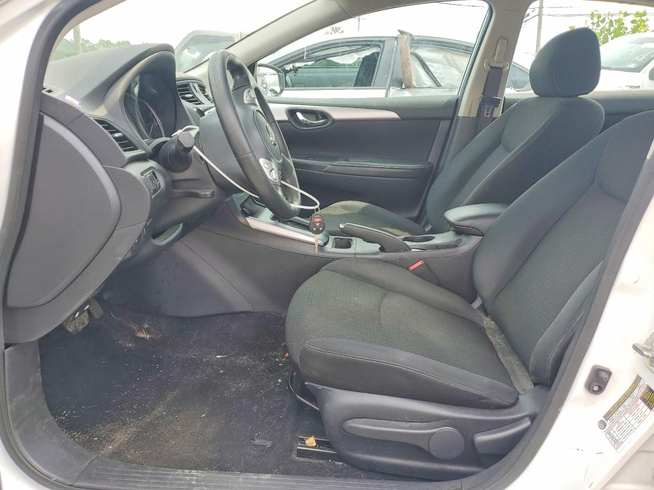 2019 Nissan Sentra S White vin: 3N1AB7APXKY448597